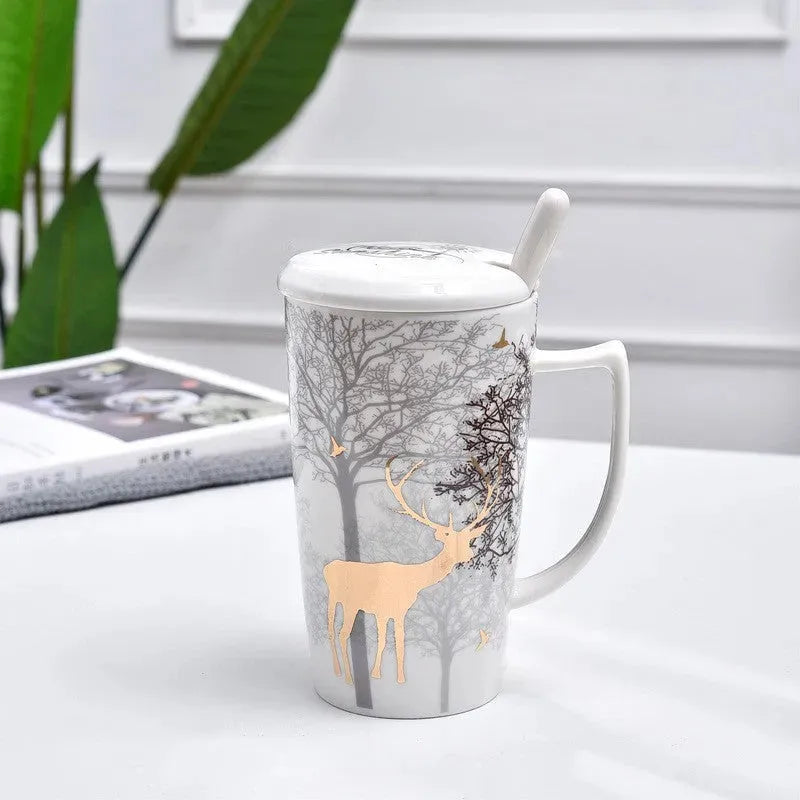 Girl Heart Ceramic Cup Nordic - Bellarte Enchanté Girl Heart Ceramic Cup Nordic